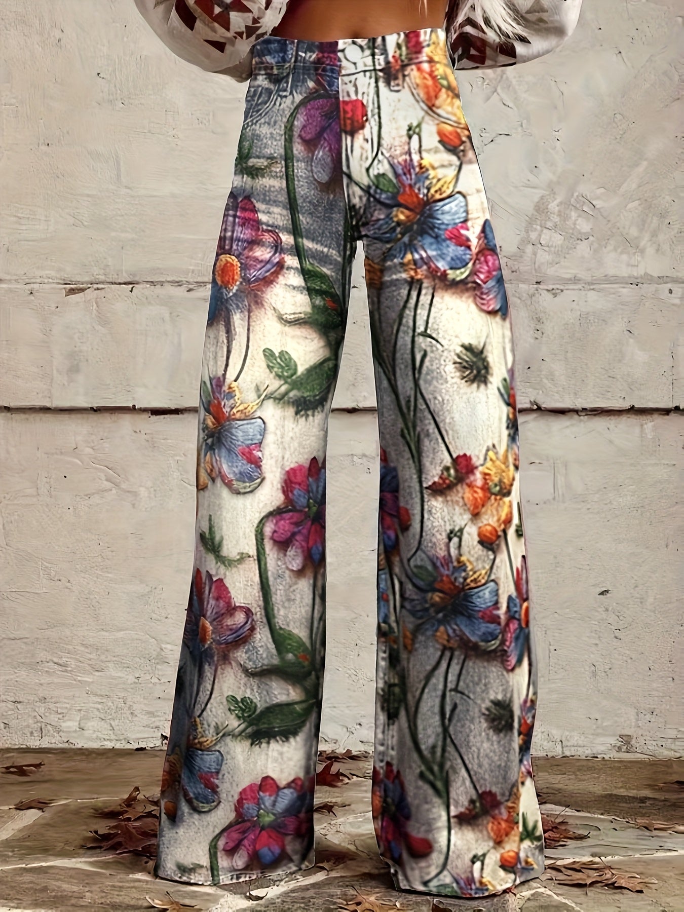 Smith Sisters | Artistic Garden Flare Jeans