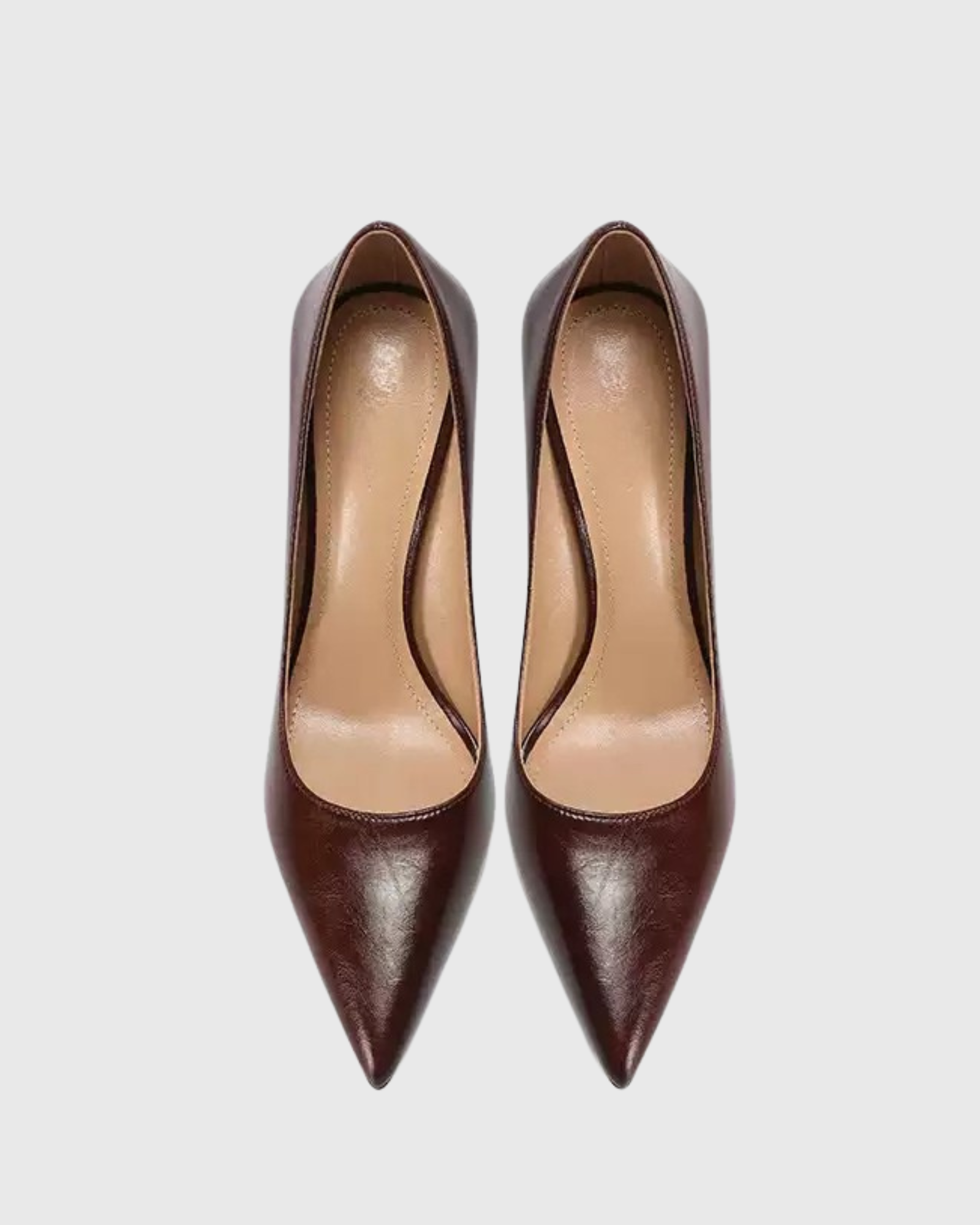 Sylvie Leather Pumps In Brown